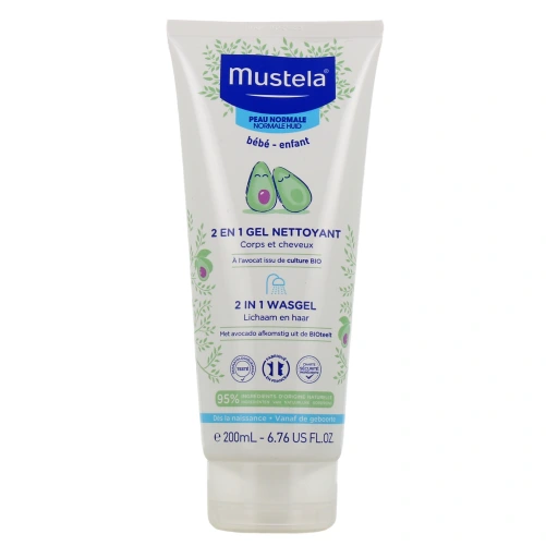 Mustela 2 en 1 Gel Nettoyant Cheveux et Corps