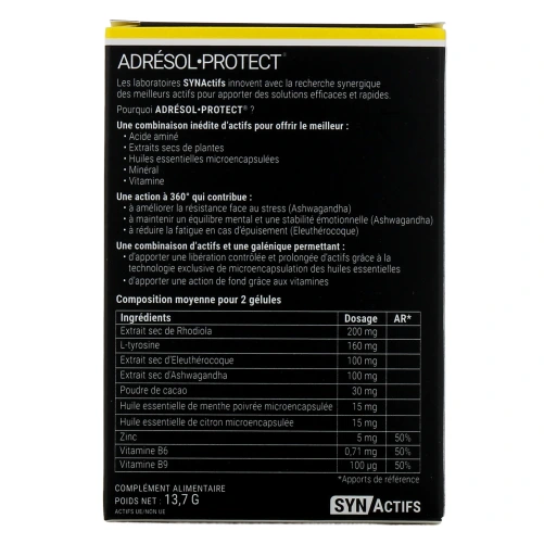 Synactifs Adresol Protect Surmenage