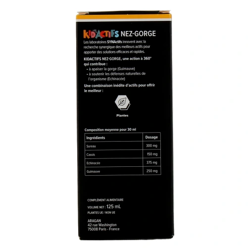 Synactifs Kid Actifs Nez Gorge