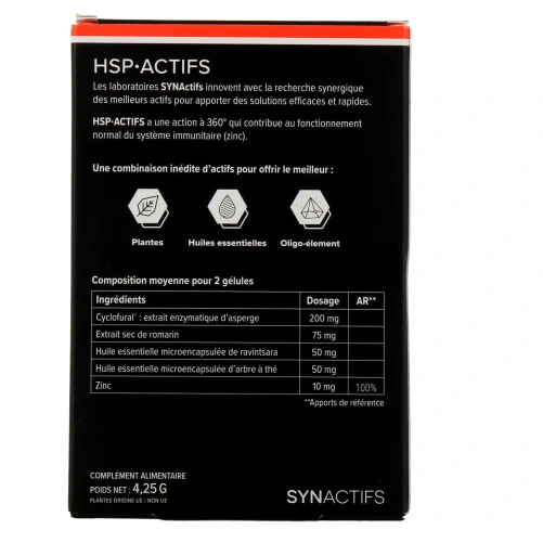 Synactifs HSP Actifs Immunité