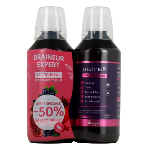 Manhaé Draineur Expert 5 Actions en 1