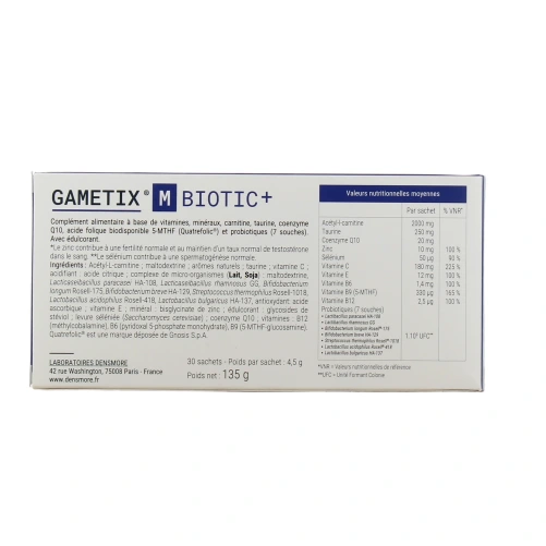 Gametix M Biotic+