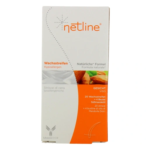 Netline Bandes de cire dépilatoires visage
