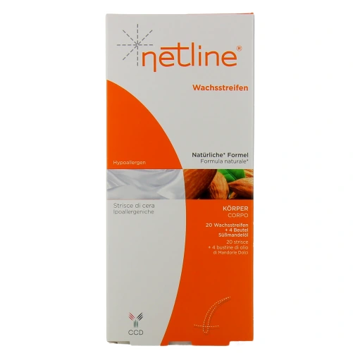 Netline Bandes de cire dépilatoires corps