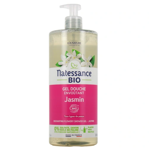 Natessance Gel douche Jasmin floral Bio