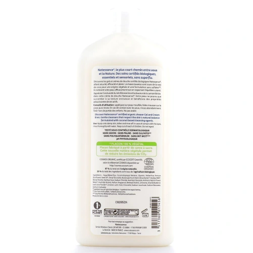 Natessance Crème de Douche Lait d'ânesse Camomille Bio