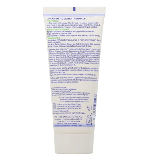 Jonzac Bébé Bio Cold Cream Nutri-Douceur