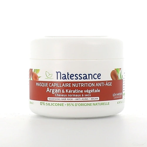Natessance Masque Capillaire Nutrition Anti-Âge