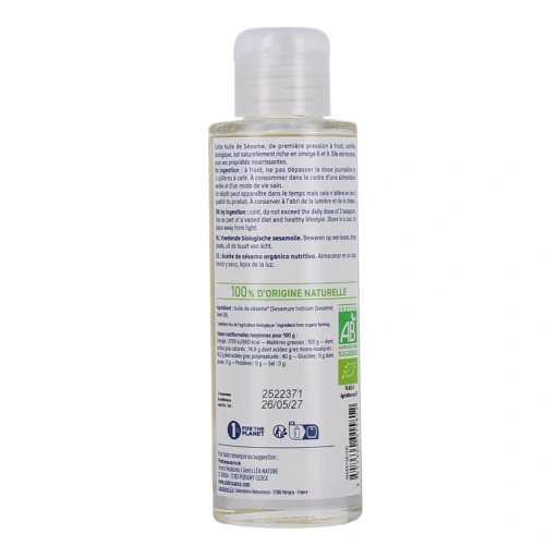 Natessance Huile de Sésame Bio