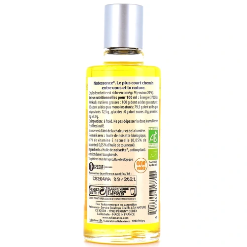 Natessance Huile de Noisette Bio