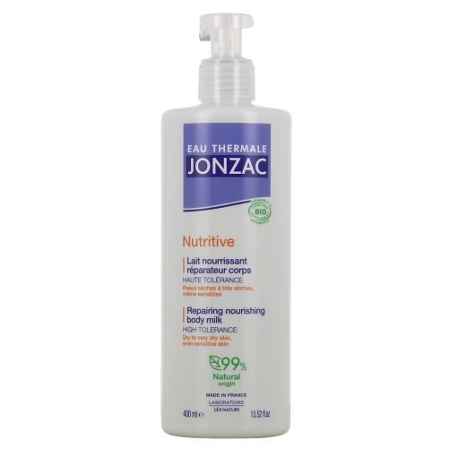 Jonzac Nutritive Lait Nourrissant Réparateur Corps Bio