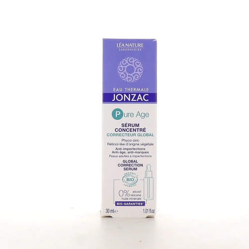 Jonzac Pure Age Sérum Concentré Correcteur Global Bio