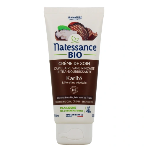 Natessance Crème de Soin Capillaire au Karité Bio