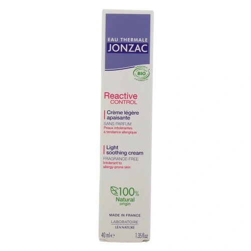 Jonzac Reactive Control Crème Légère Apaisante