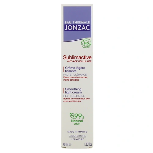 Jonzac Sublimactive Crème Légère Lissante