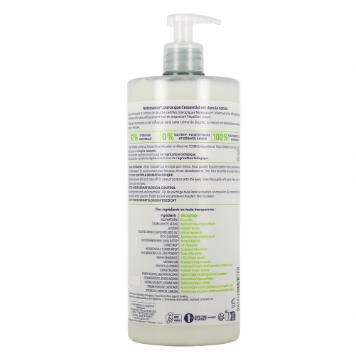 Natessance Bio Crème de Douche Hydratante Lait d'ânesse
