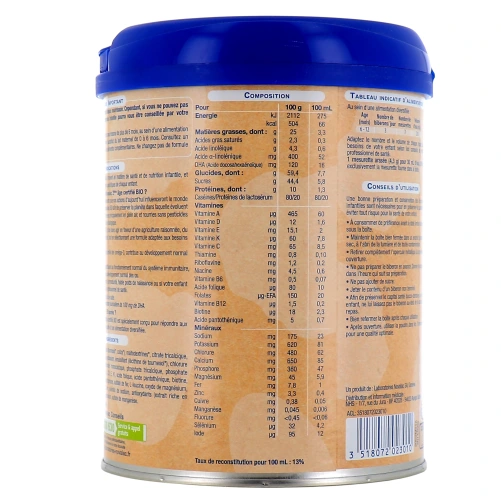 Novalac Bio Lait 2eme âge