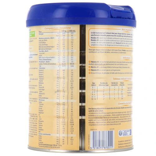Novalac AC Lait 0-36 mois