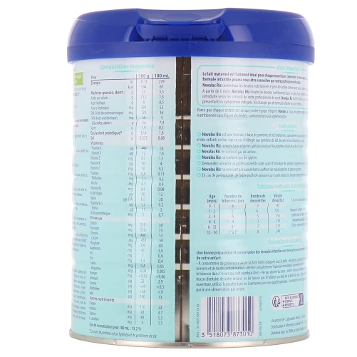 Novalac Riz Lait 0-36 Mois