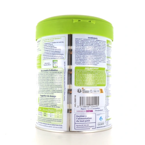 Physiolac Bio Lait 2ème âge Formule épaissie