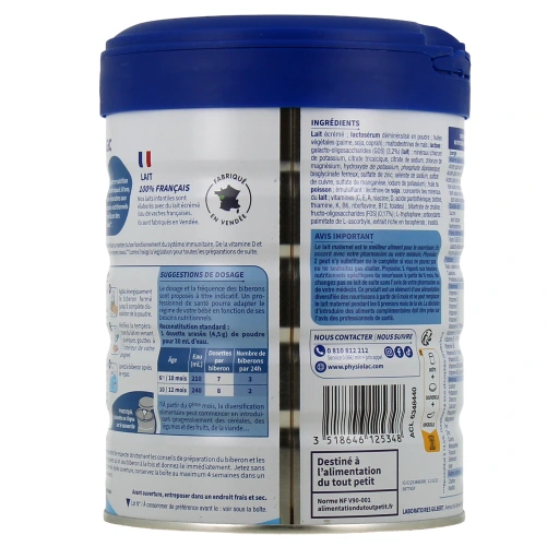 Physiolac Lait 2eme âge