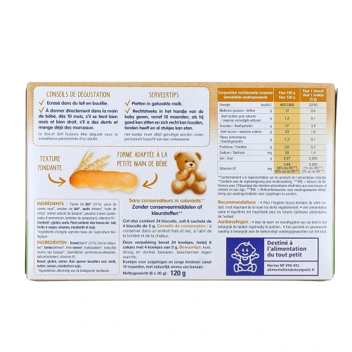 Physiolac Bio 1er Biscuit