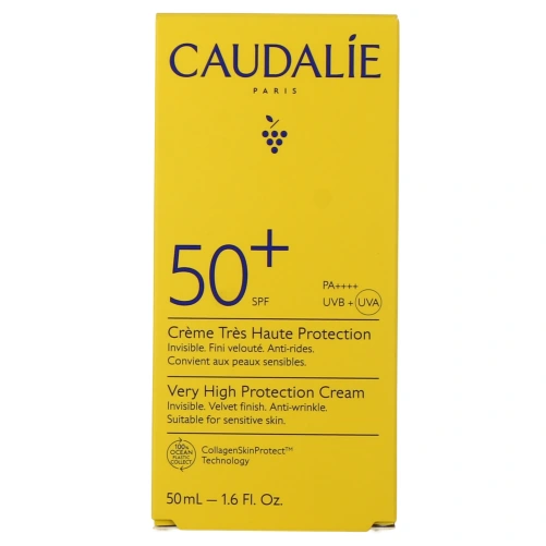Caudalie Vinosun Protect Crème Solaire Visage Haute Protection
