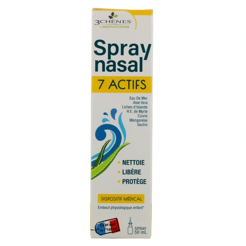 Les 3 Chênes Spray Nasal 7 Actifs
