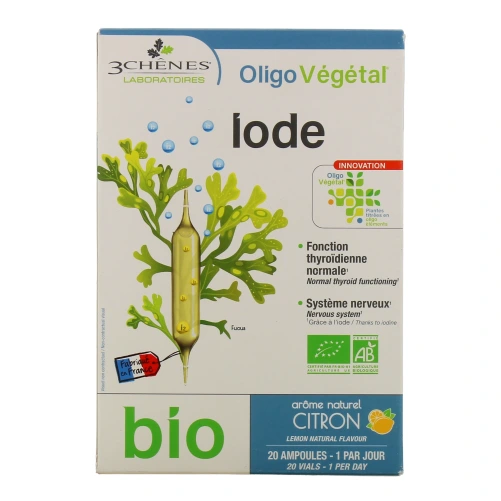 3 Chênes Oligo Végétal Iode