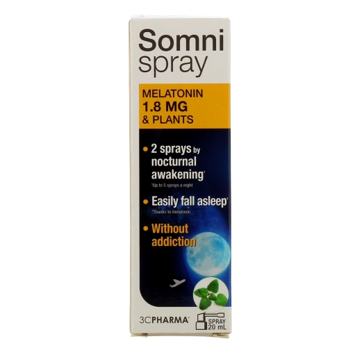 3C Pharma Somnispray Mélatonine et plantes