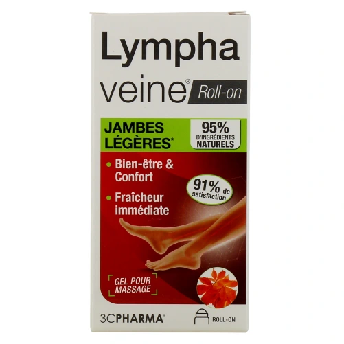 3C Pharma Lymphaveine Roll-on Jambes Légères