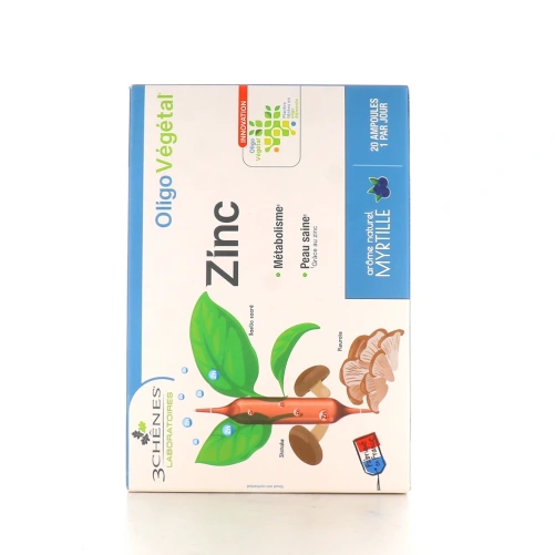 3 Chênes Oligo Végétal Zinc