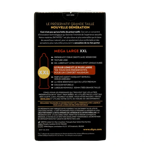 Manix Skyn Mega Large Préservatifs XXL