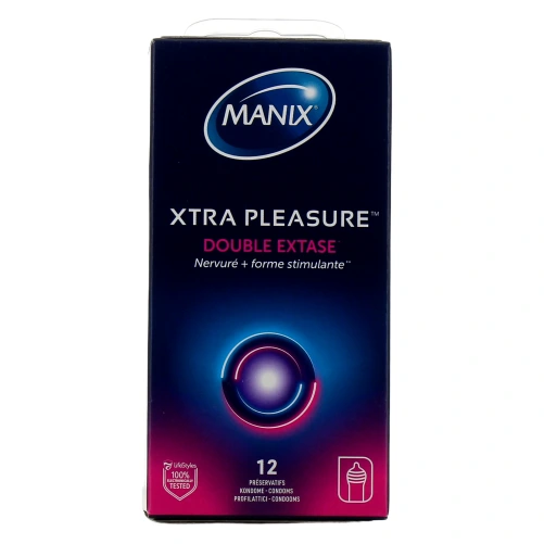 Manix Préservatifs Xtra Pleasure Double Extase