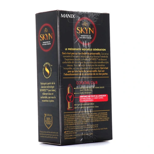 Manix Skyn Cocktail Club Préservatifs Sans Latex Parfumés