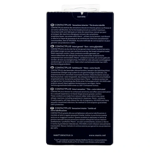 Manix Contact Plus Préservatifs
