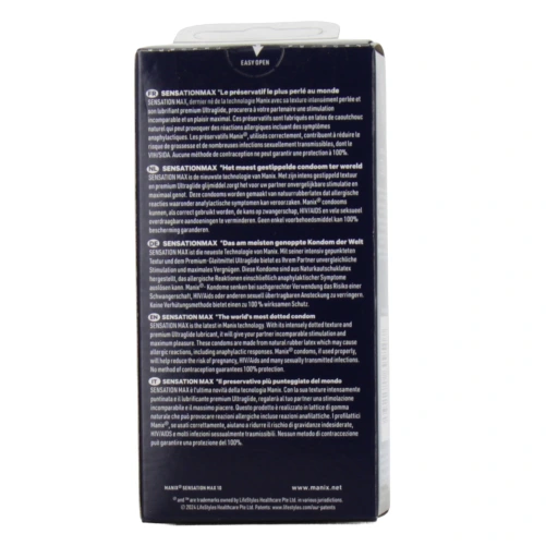 Manix Sensation Max Préservatifs