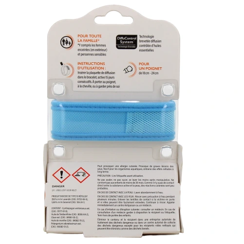 Parakito Bracelet Anti Moustique Rechargeable Adulte