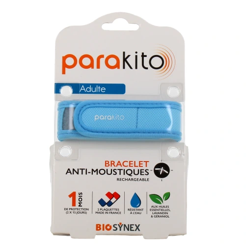 Parakito Bracelet Anti Moustique Rechargeable Adulte