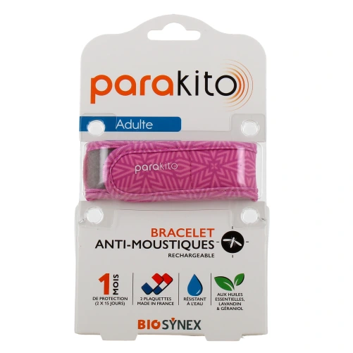Parakito Bracelet Anti Moustique Rechargeable Adulte