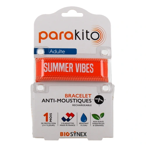 Parakito Bracelet Anti Moustique Rechargeable Adulte