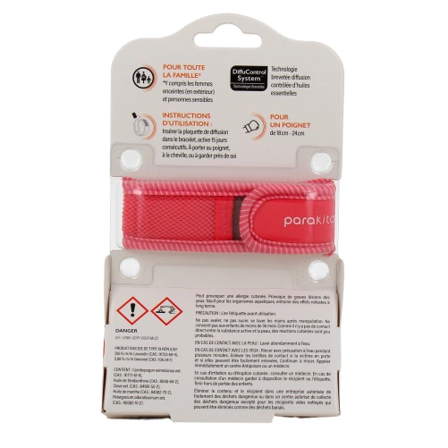 Parakito Bracelet Anti Moustique Rechargeable Adulte
