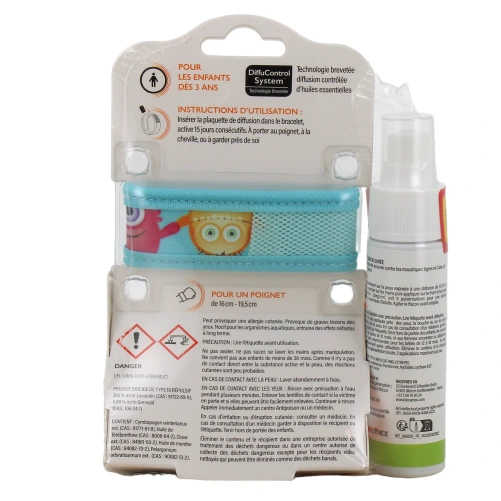 Parakito Bracelet Anti Moustique Rechargeable Enfant