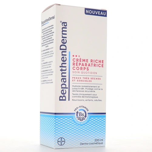 BepanthenDerma Crème Riche Réparatrice Corps
