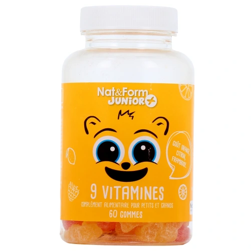 Nat & Form Junior+ Gummies 9 Vitamines