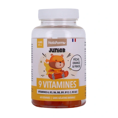 Nat & Form Junior+ Gummies 9 Vitamines