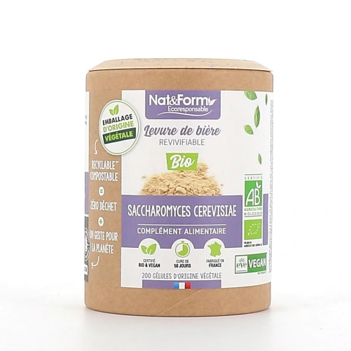 Nat & Form Levure de Bière Revivifiable Bio