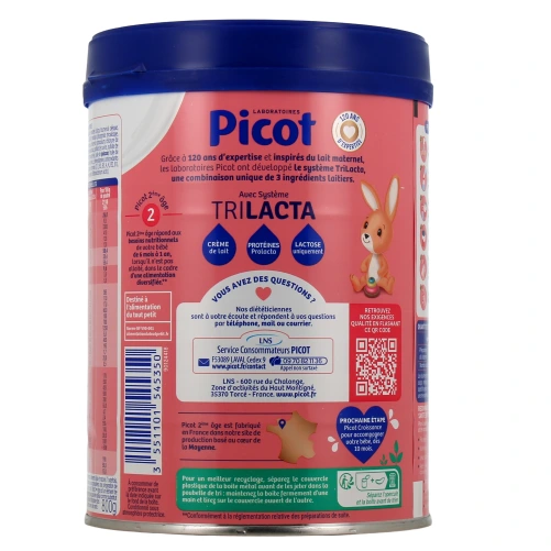 Picot Lait 2eme âge