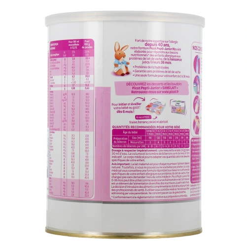 Picot Pepti-Junior Riz Lait 0 à 36 mois