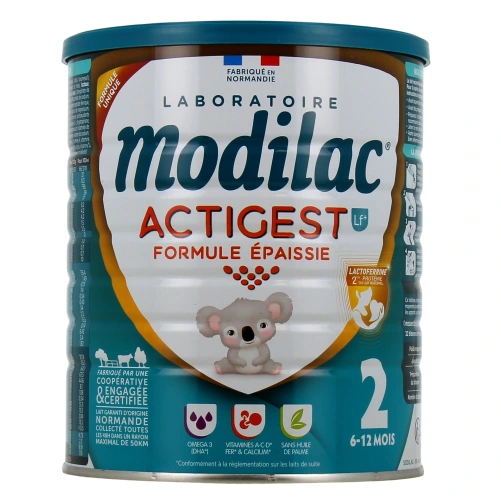 Modilac Actigest LF+ Formule épaissie Lait 2ème âge